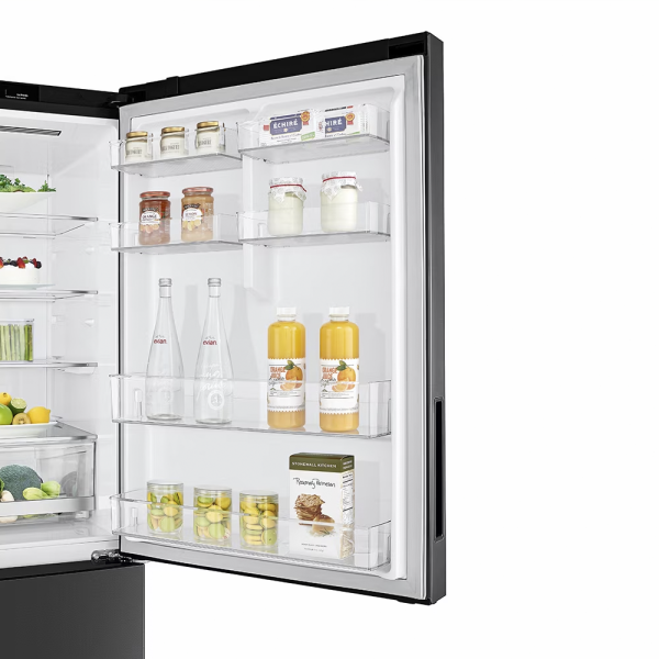 LG 420L Inverter Bottom Freezer Fridge GC-B529NQCM | Matte Black Finish Multi Air Flow - Image 6