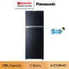 PANASONIC 288L Inverter 2-Door Top Freezer Refrigerator NR-TV301BPKM | 5 Star Energy Efficient
