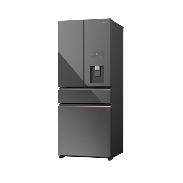 PANASONIC 540L Inverter Premium 4-door Refrigerator NR-YW590YMMM | User-friendly Energy Saving Ice Dispenser - Image 2