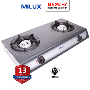 MILUX 2 Burners Gas Cooker YS-1010B 
