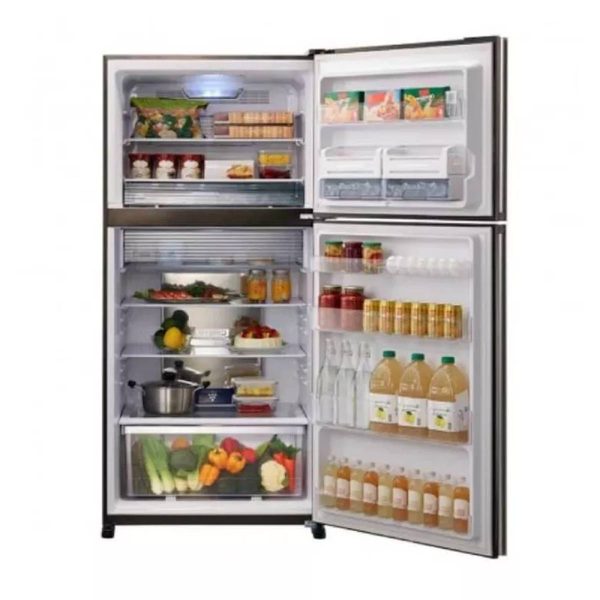 SHARP 720L Inverter Pelican TMF Fridge SJP882MFGM | 2-Door Maroon Express Freezing 4 Star Energy Efficient - Image 2