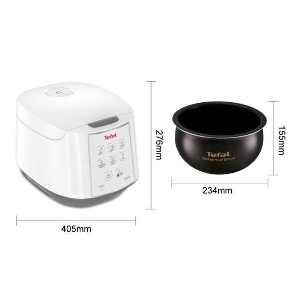 TEFAL 1.8L Easy Fuzzy Logic Jar Rice Cooker RK732167 (10Cups) | 8 Programs Durable User-Friendly - Image 3