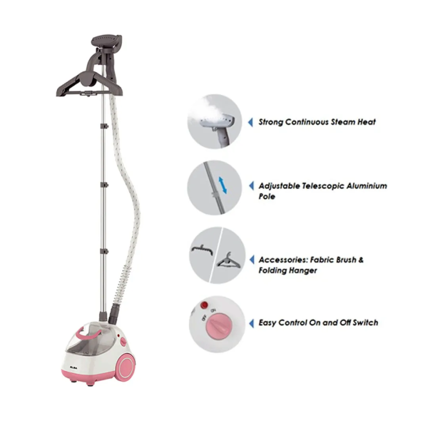 ELBA 1.9L Garment Steamer EGSI-M1563(PK) | Compact Design - Image 3