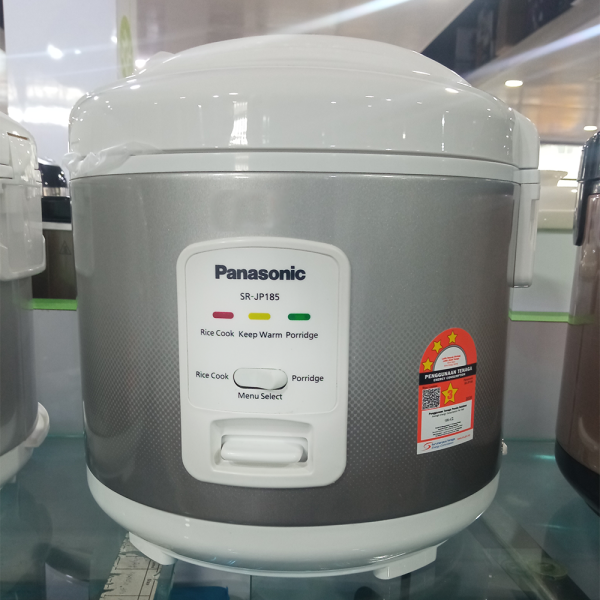 PANASONIC 1.8L Mechanical Jar Rice Cooker SR-JP185SSK | Silver - Image 2