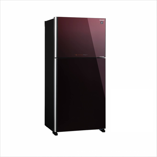 SHARP 720L Inverter Pelican TMF Fridge SJP882MFGM | 2-Door Maroon Express Freezing 4 Star Energy Efficient - Image 4
