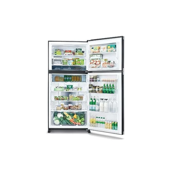 SHARP 720L Inverter Pelican TMF Fridge SJP882MFGK | 2-Door Black Express Freezing 4 Star Energy Efficient - Image 2