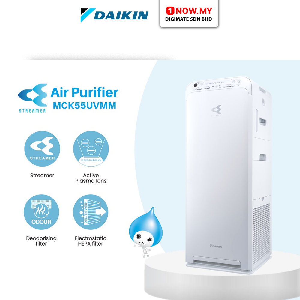 DAIKIN Streamer Air Purifier With Humidifier MCK55UVMM | Effective Against Pollutants