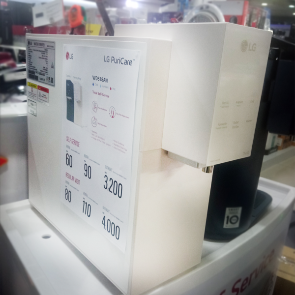 LG Puricare Tankless Water Purifier WD518AN | 4-stage Filtration Hot Cold Ambient Water - Image 8