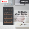 TUSCANI Free Standing Wine Cooler BELLONA 38 (D) | Beech Wood Shelves Fits 32 Bottles UV Protection