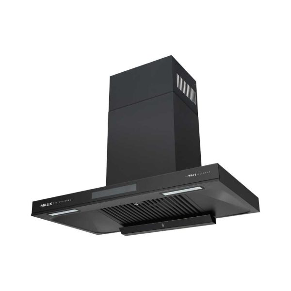 MILUX Chimney Hood MHC-S9199 | Esthetique High Performance Motor Heat Auto Clean Wave Sensor Control - Image 2