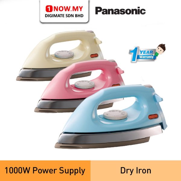 PANASONIC 1.6KG Teflon Base Dry Iron NI-415EWT | Random Limited Color - Blue Yellow Pink