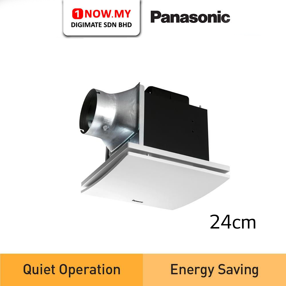 PANASONIC 24cm Ceiling Mount Sirocco Ventilation Fan FV-24CUMVBSH | Powerful Durable Energy Saving
