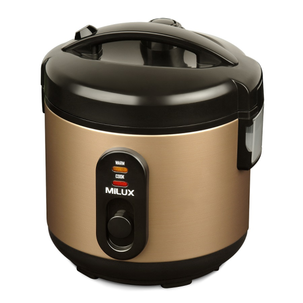 MILUX 1.8L Deluxe Rice Cooker MRC-418S | MRC-4 Series Stainless Steel Inner Pot and Steam Tray - Image 2