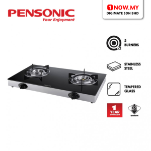 PENSONIC 2 Burner Gas Cooker PGC-2201G | Super Heat Efficiency