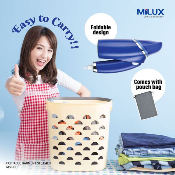 MILUX Garment Steamer MSI-1001 | Powerful Steam One Button Operation - Image 3