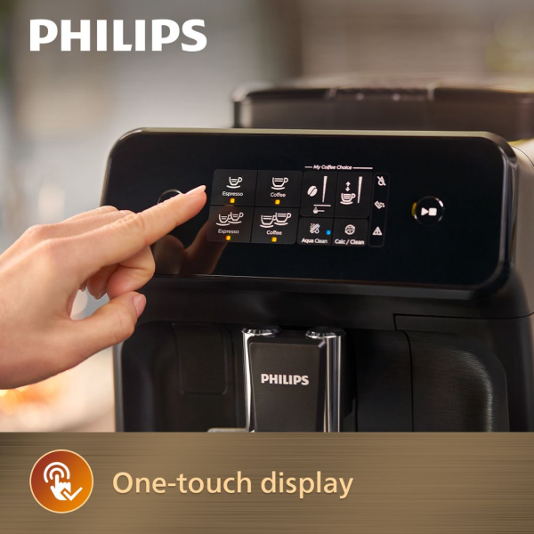 PHILIPS Classic Milk Frother 1200 Series Coffee Machine EP1220/00 | Fully Automatic 2 Easy Delicious Coffees Fresh Beans - Image 4