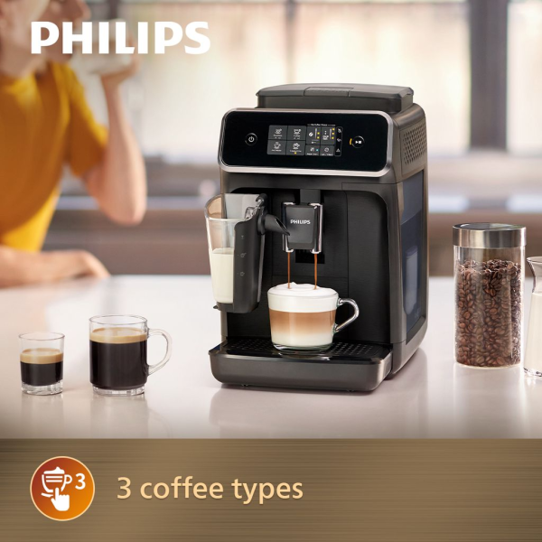 PHILIPS LatteGo 2200 Series Coffee Maker EP2230/10 | 3 Delicious Fresh Bean Coffees Easier Than Ever (Pre Order) - Image 2