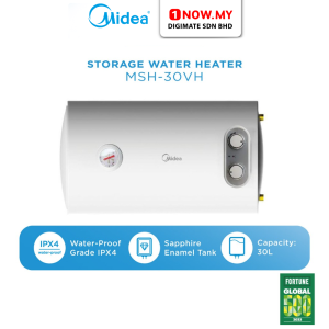 MIDEA 30L Storage Water Heater MSH-30VH | Durable Overheat Protection Shockproof