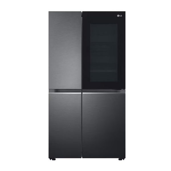 LG 655L Inverter Side-by-Side Fridge InstaView Knock-Knock GC-V257CQFW | Matte Black - Image 8