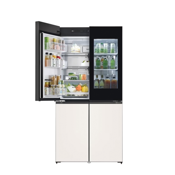 LG 617L Inverter French Door Fridge with InstaView GR-A24FQSMB | Objet Collection Hygiene Fresh+ Energy Saving - Image 3