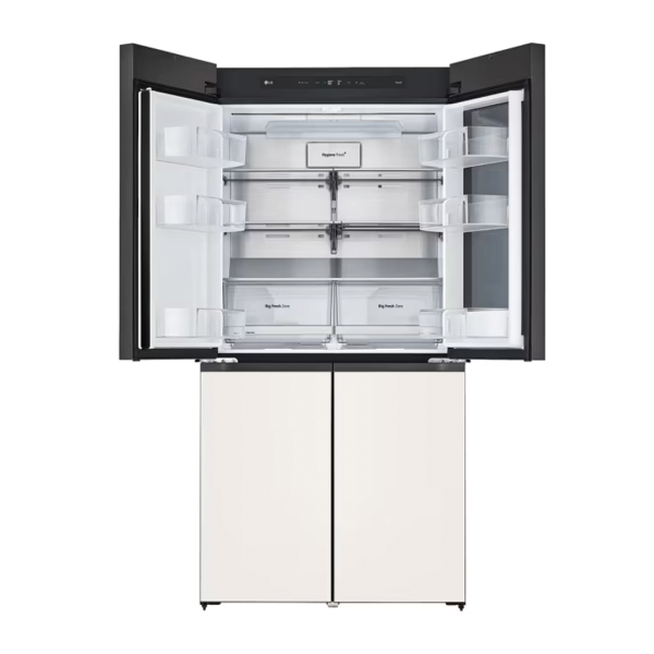 LG 617L Inverter French Door Fridge with InstaView GR-A24FQSMB | Objet Collection Hygiene Fresh+ Energy Saving - Image 4