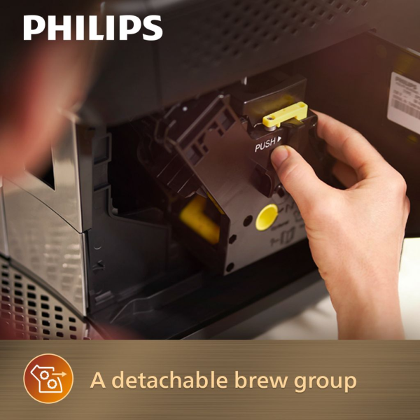 PHILIPS Classic Milk Frother 1200 Series Coffee Machine EP1220/00 | Fully Automatic 2 Easy Delicious Coffees Fresh Beans - Image 5