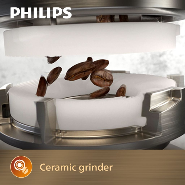 PHILIPS Classic Milk Frother 1200 Series Coffee Machine EP1220/00 | Fully Automatic 2 Easy Delicious Coffees Fresh Beans - Image 2