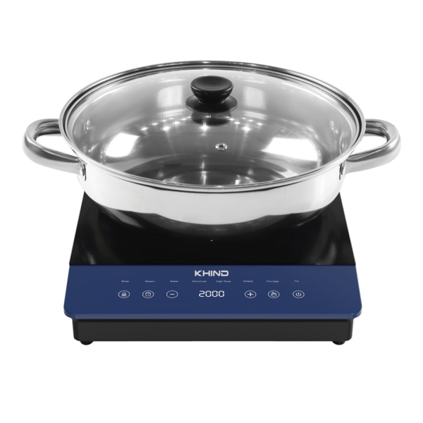 KHIND 2000W Induction Cooker IC2023 | FREE Durable Stainless Steel Pot - Image 3