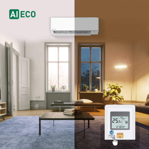 PANASONIC 1HP Eco Inverter Air Conditioner YU Series CS-YU9AKH | YU-AKH Energy Saving Cooling - Image 6