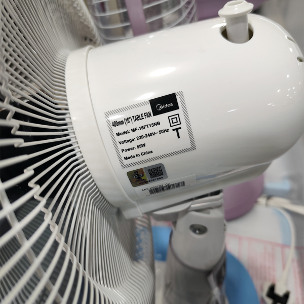 MIDEA 16 Inch Table Fan MF-16FT15NB | 3 Speed Choices - Image 4