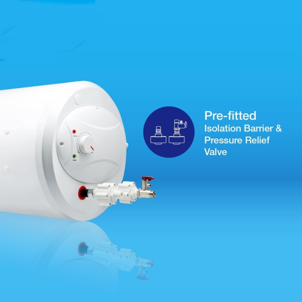 ALPHA 50L Storage Water Heater AST-50-V | Durable Easy Maintenance Consistent Hot Water Supply - Image 2