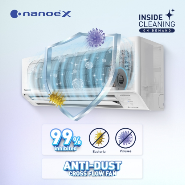 PANASONIC 2HP X-Deluxe Inverter Air Conditioner KU Series CS-KU18AKH / CU-RU18AKH | KU-AKH Wifi Energy Efficient - Image 4