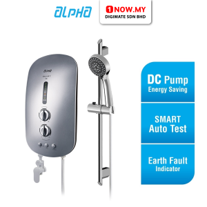 ALPHA Instant Water Heater SMART 18i (Misty Silver) | Silent DC Pump Energy Saving IP25 