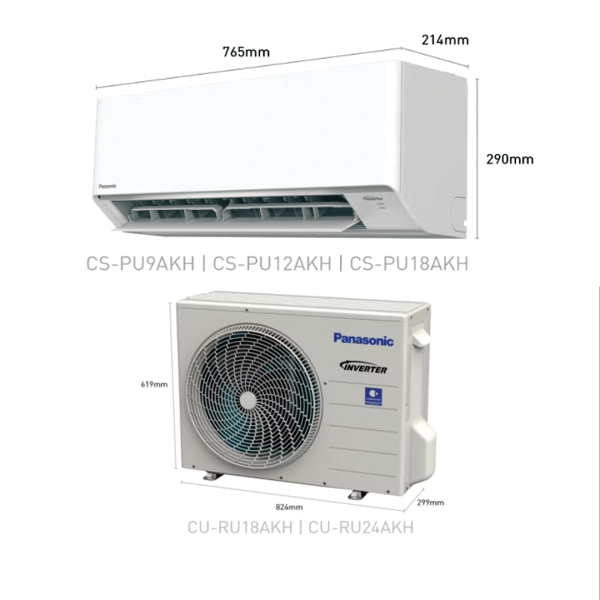 PANASONIC 2HP Standard Inverter Air Conditioner PU Series CS-PU18AKH | PU-AKH Powerful Energy Saving Air Protection - Image 2