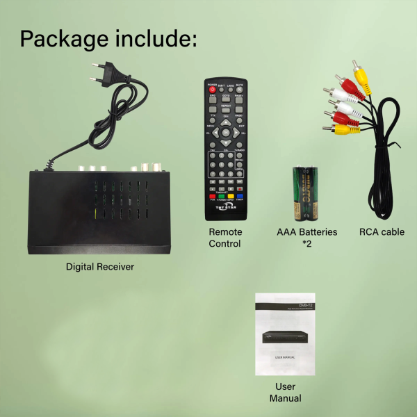 TNT STAR DVBT2 Mytv Digital TV Decoder SRT 888 HD - Image 5