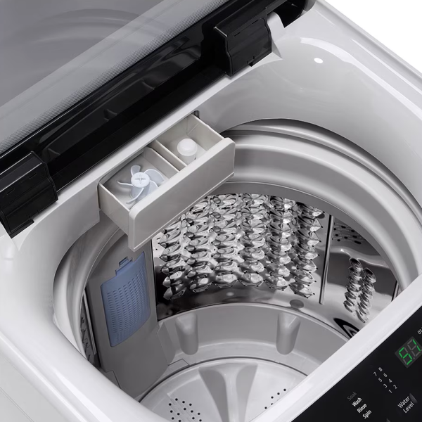 LG 9kg Non Inverter Top Load Washer T2109NT1G1 | 5 Star Energy Efficient Honeycomb Crystal Drum (Grey) - Image 6