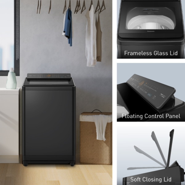 PANASONIC 13.5kg Inverter Top Load Washer NA-FD135X3BT | 5 Star Energy Efficient - Image 5