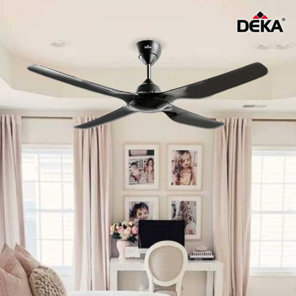 DEKA 56 Inch DC Ceiling Fan With Remote Control SCX56-MB | Energy Saving 5 Blades 14 Speed - Image 3