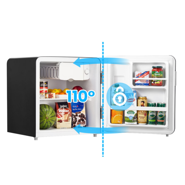 MIDEA 60L Mini Bar Fridge MDRD88FGD30 | Compact Energy Saving Flawless Appearance - Image 2