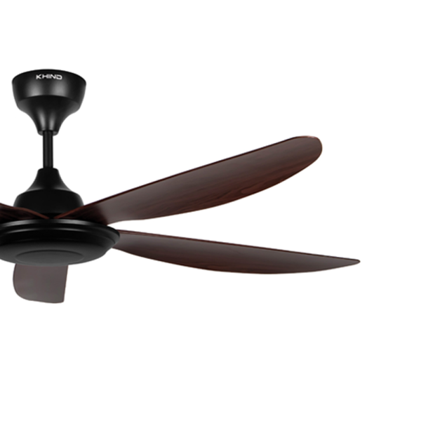 KHIND ZenAir 56" Ceiling Fan With Remote Control CF56DC2R | 5 Energy Efficient Mocha Low Noise - Image 2
