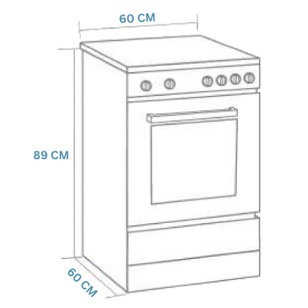 ELBA 70L 4 Burners Gas Cooker With Electric Oven EGC-N6784E(SS) | Large Oven Capacity - Image 4
