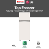 LG 493L Smart Inverter Top Mount Freezer Refrigerator GN-B452PBFK | Linear Cooling Nature Beige