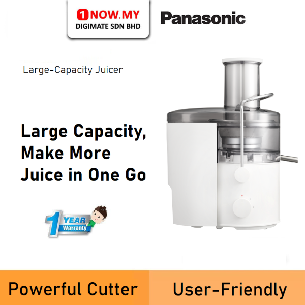 PANASONIC 2L Juicer MJ-CB100WSK | Large Capacity Fresh Smooth Juicing 