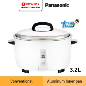 PANASONIC 3.2L Rice Cooker SR-GA321WSKN | SR-GA321 Stainless Steel Easy Convenient White