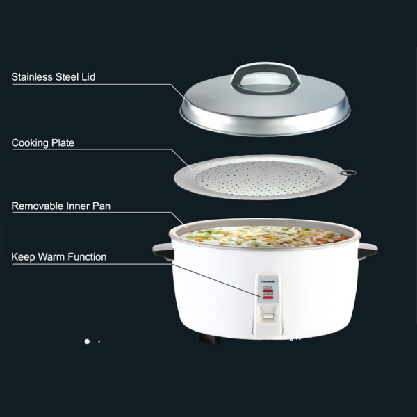 PANASONIC 3.2L Rice Cooker SR-GA321WSKN | SR-GA321 Stainless Steel Easy Convenient White - Image 3