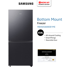 SAMSUNG 458L Inverter Bottom Mount Freezer Refrigerator RB45DG600EB1ME