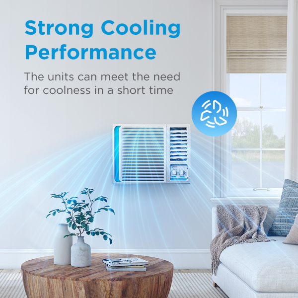 MIDEA 1HP Non-Inverter Window Air Conditioner MWF-10CMN8 [Pre Order] - Image 5
