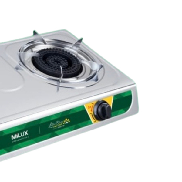 MILUX 2 Burners Gas Cooker MSS-2140 | Stainless Steel Body - Image 4