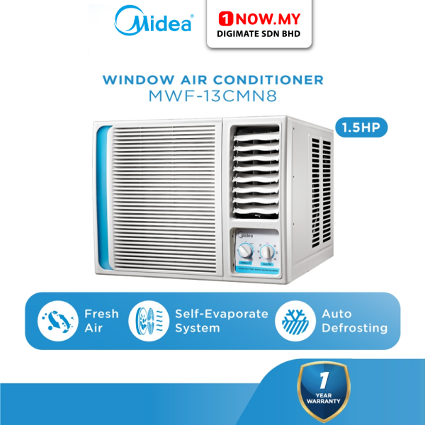 MIDEA 1.5HP Non-Inverter Window Air Conditioner MWF-13CMN8