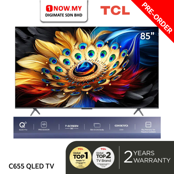 TCL 85" C655 QLED Pro Google TV 85C655 | Great Visuals AI-HDR